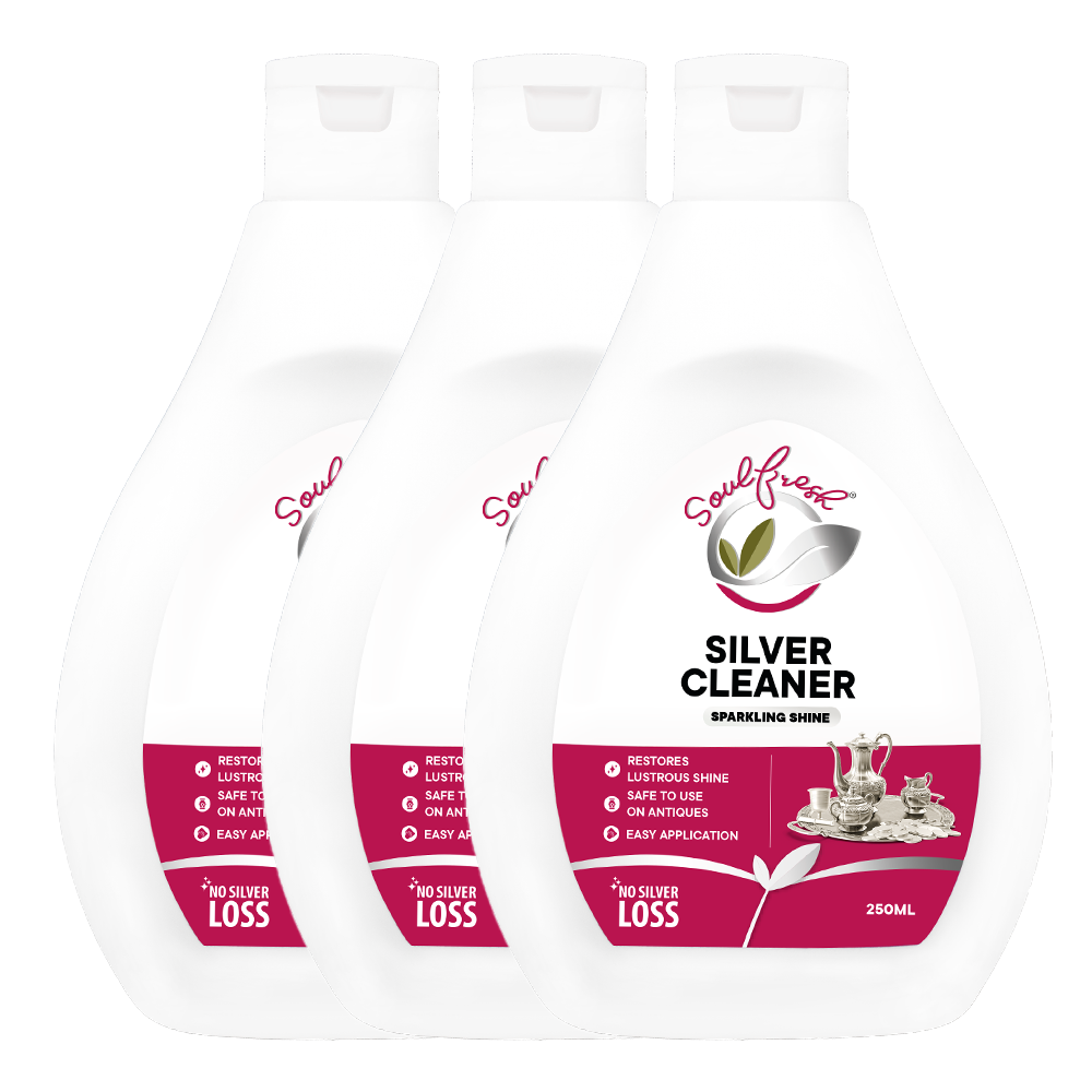 SOULFRESH Instant Shine Silver Cleaner Liquid 250ml