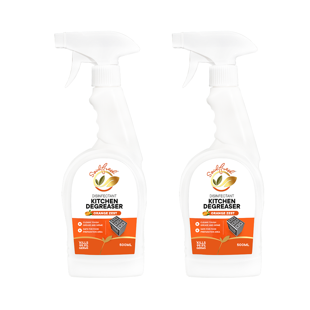 SOULFRESH Disinfectant Kitchen Degreaser Orange Zest 500ml