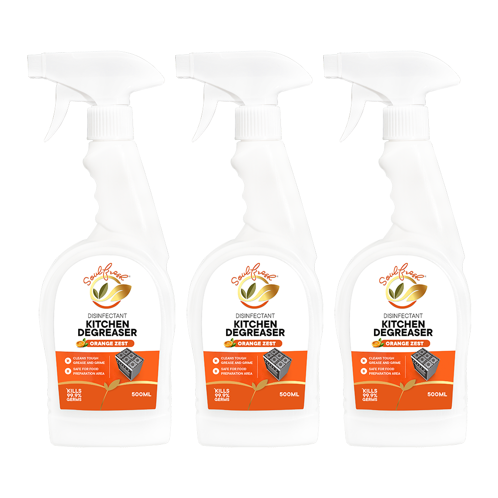 SOULFRESH Disinfectant Kitchen Degreaser Orange Zest 500ml