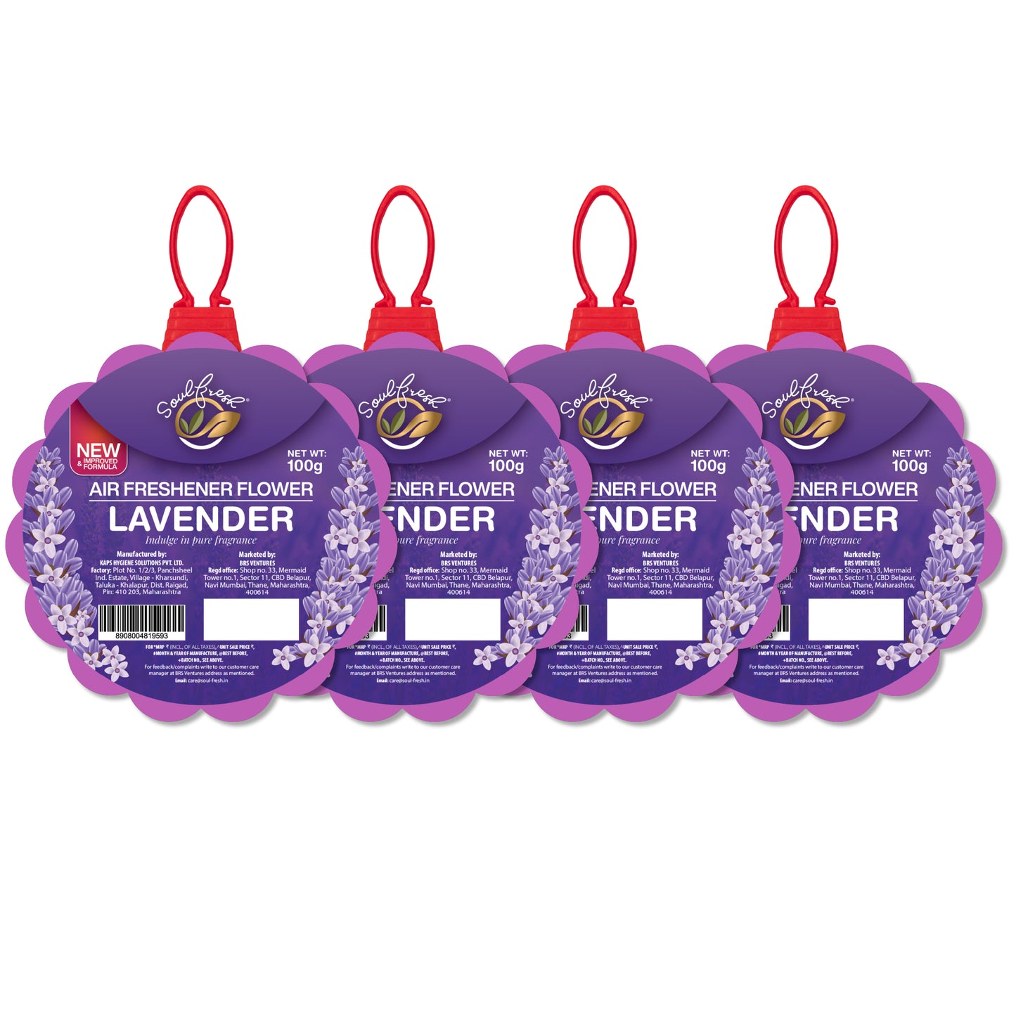 SOULFRESH Air Freshener Flowers (Lavender) 100gm