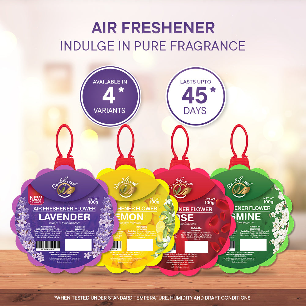 SOULFRESH Air Freshener Flowers (Jasmine) 100gm