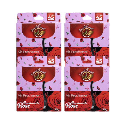 Rose Air Freshener Block pack of 4