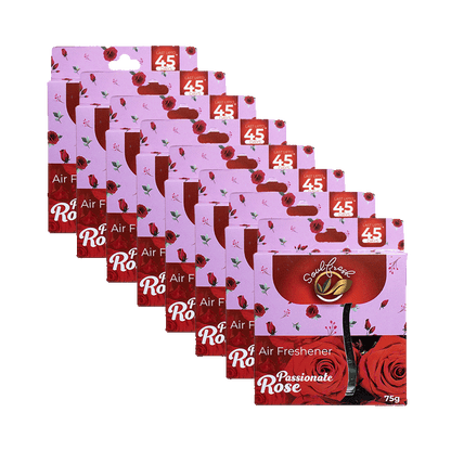 Rose Air Freshener Block pack of 8