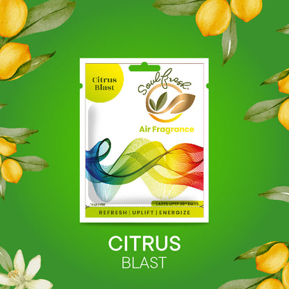 SOULFRESH Air Freshener Pocket (Citrus Blast) 10gm