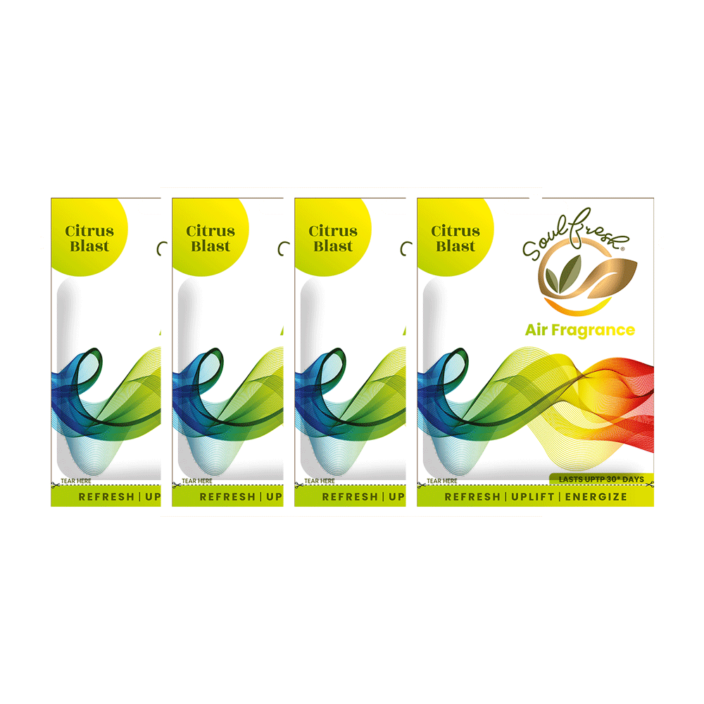 Citrus Air freshener pocket pack of 4