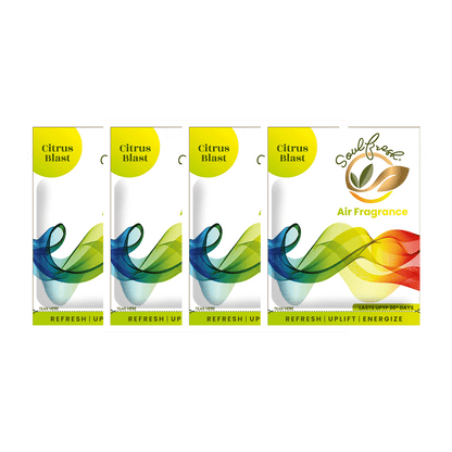 Citrus Air freshener pocket pack of 4