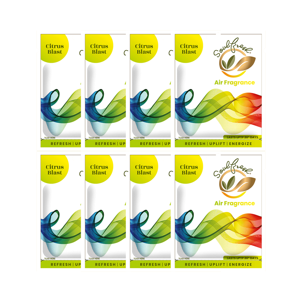 Citrus Air Freshener Pocket pack of 8