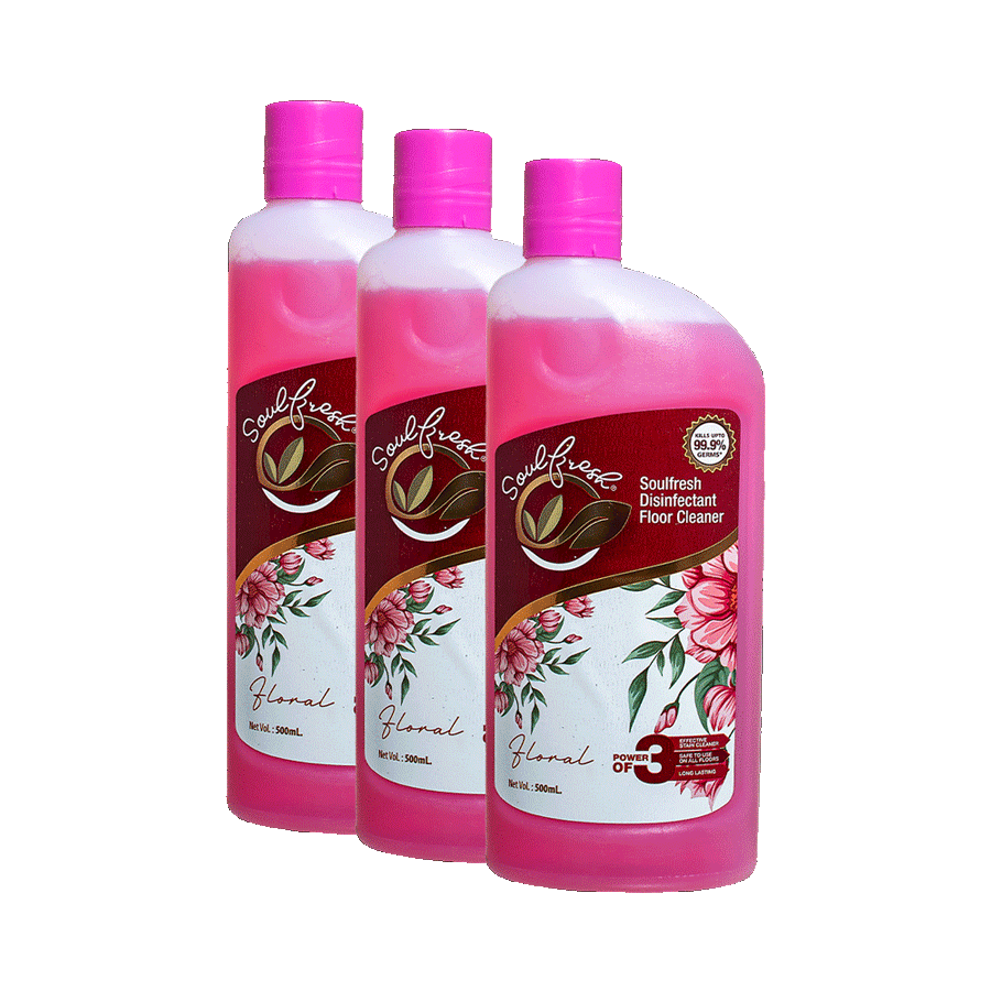 Jasmine Disinfectant Floor Cleaner 500 ml pack of 3