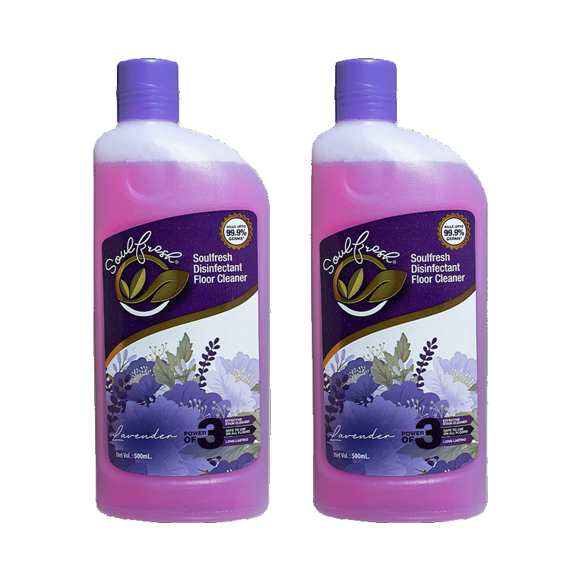 Lavender Disinfectant Floor Cleaner 500 ml pack of 2