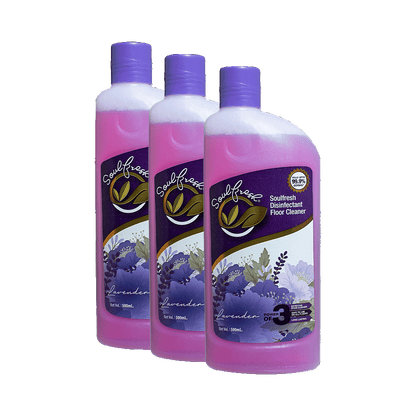 Lavender Disinfectant Floor Cleaner 500 ml Pack of 3