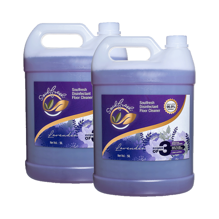 Lavender Disinfectant Floor Cleaner 5 Ltr Pack of 2