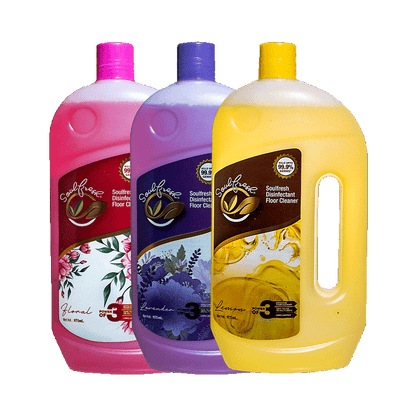 Assorted Pack of 3 Disinfectant Floor Cleaner 975 ml