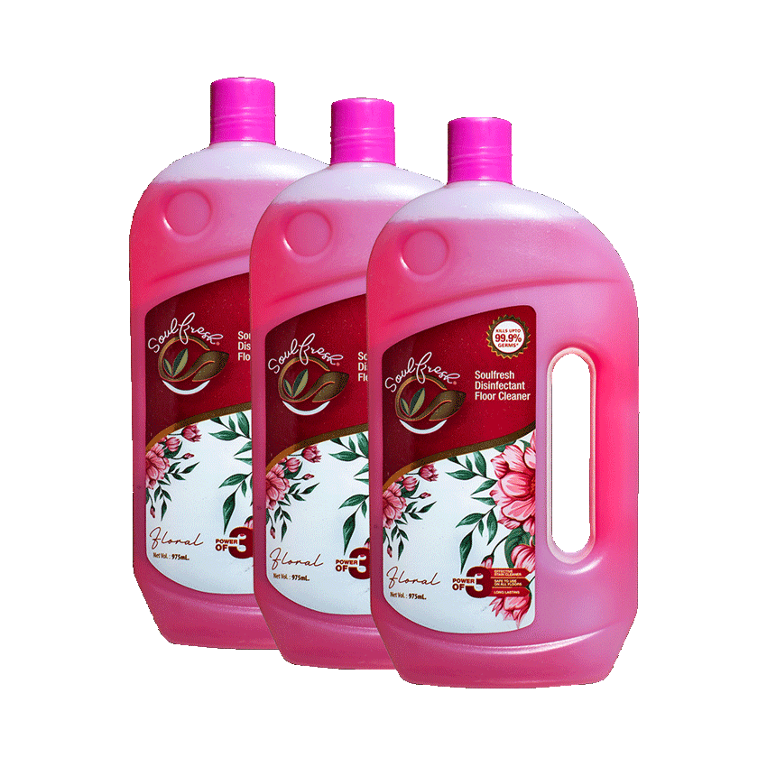 Jasmine Disinfectant Floor Cleaner 975 ml pack of 3