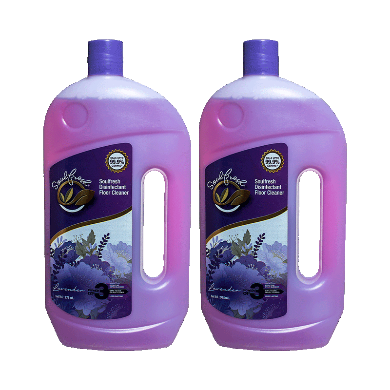 Lavender Disinfectant Floor Cleaner 975 ml pack of 2