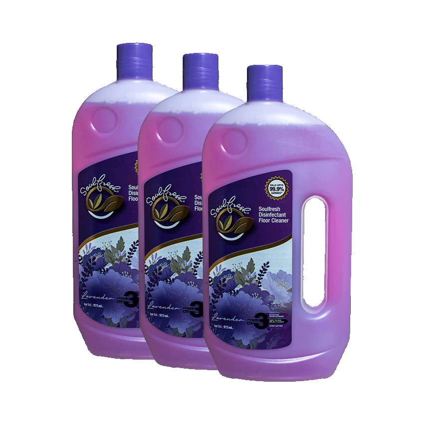 Lavender Disinfectant Floor Cleaner 975 ml Pack of 3