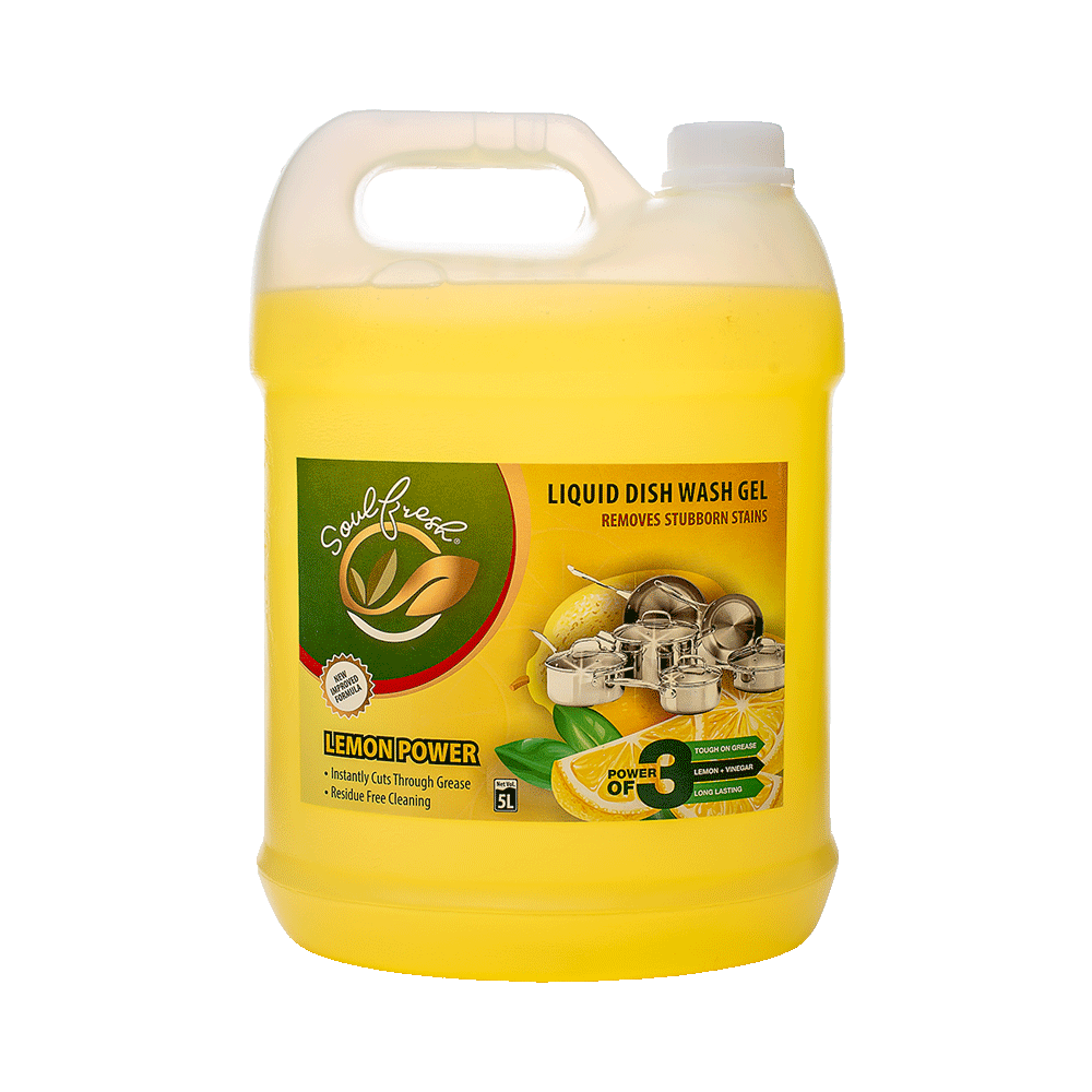 Dishwash gel 5 Ltr front