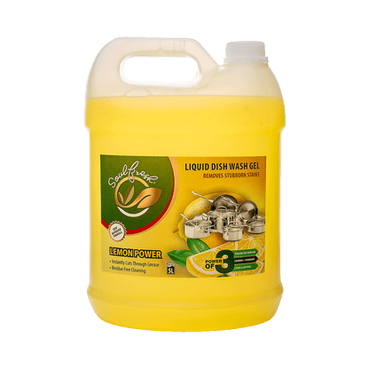 Dishwash gel 5 Ltr front