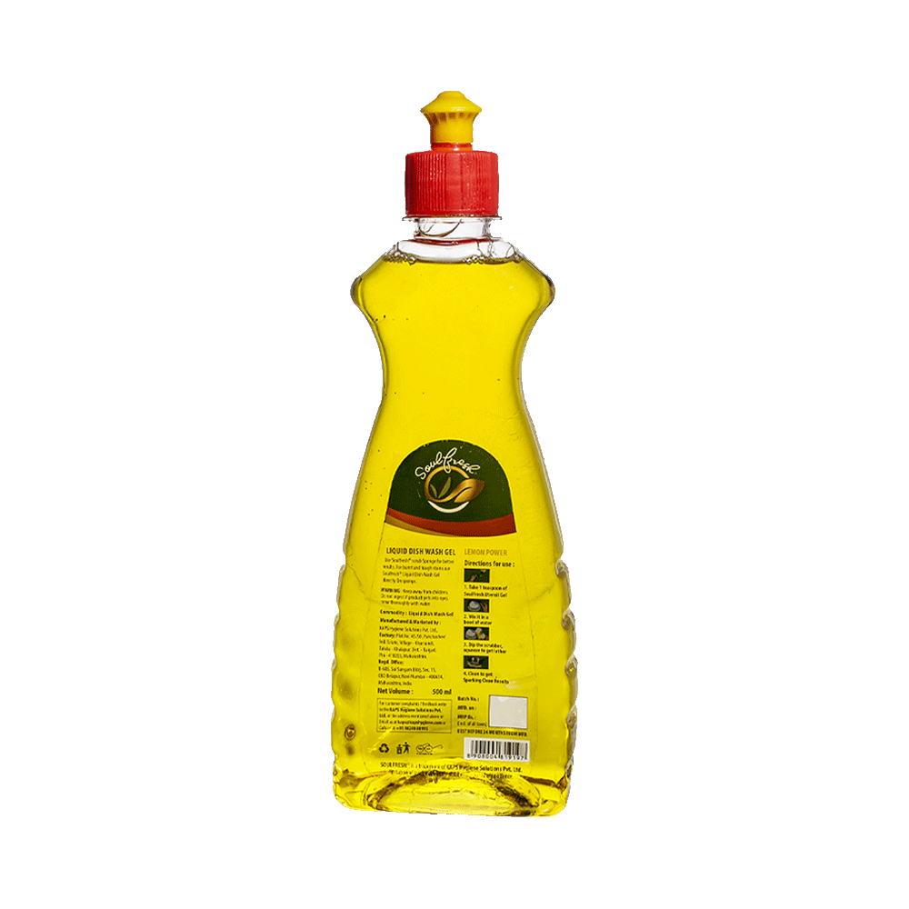 Dishwash gel 500 ml back