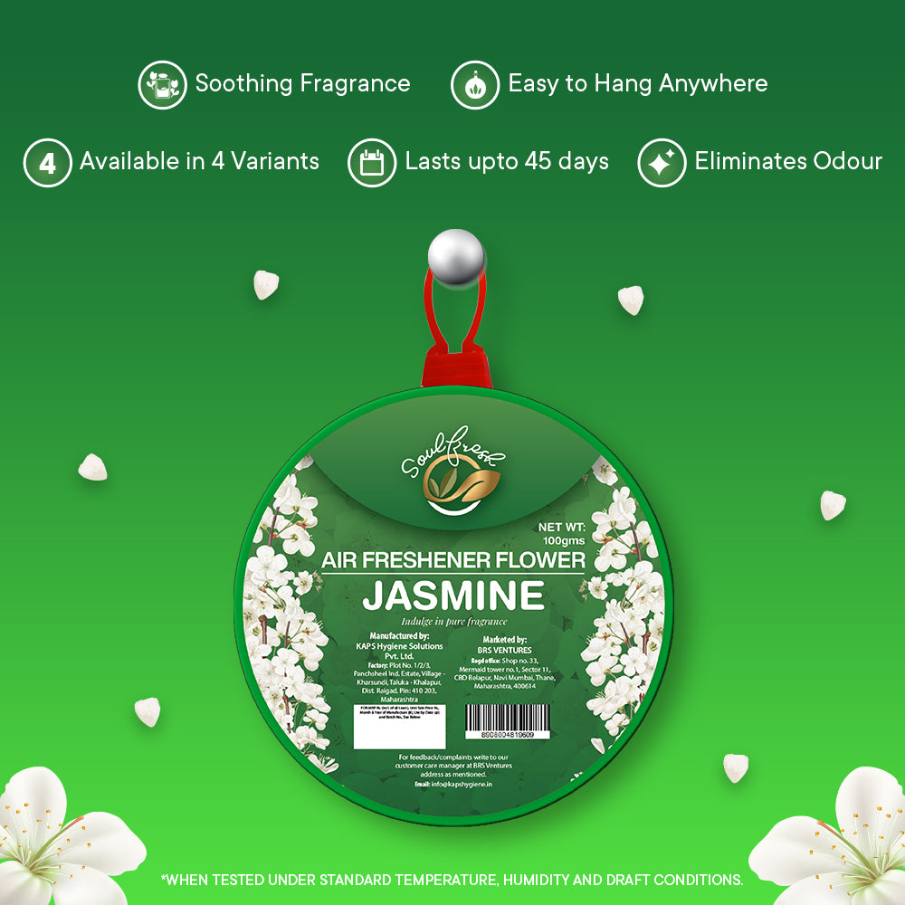 SOULFRESH Air Freshener Flowers (Jasmine) 100gm