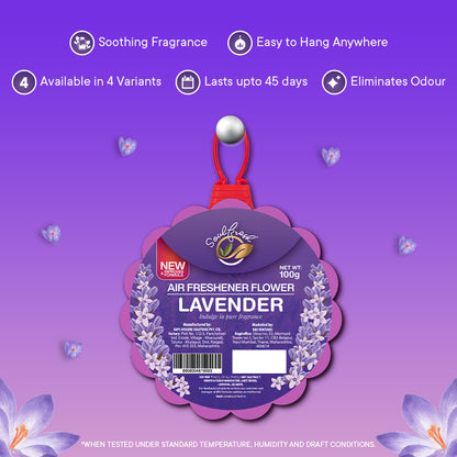 SOULFRESH Air Freshener Flowers (Lavender) 100gm