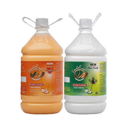 Germfighter and Pine 5 L bottles of Perfumed Floor Cleaner