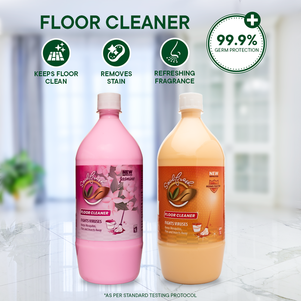 Germfighter and Jasmine Perfumed Floor Cleaner 1 Ltr Pack of 2 Promotional Image