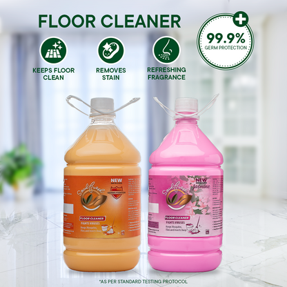 Germfighter and Jasmine Perfumed Floor Cleaner 5 Ltr Pack of 2 Promotional Image