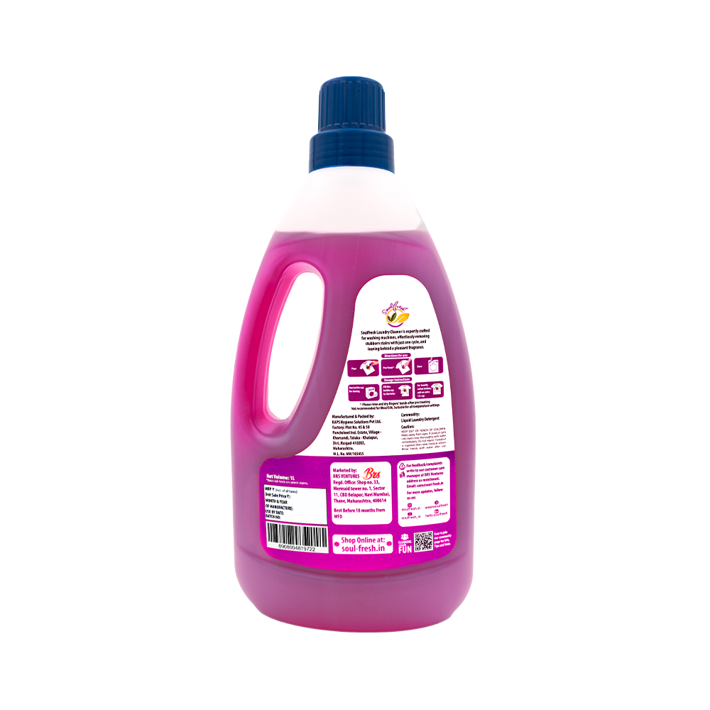 SOULFRESH Front Load Liquid Detergent 1L