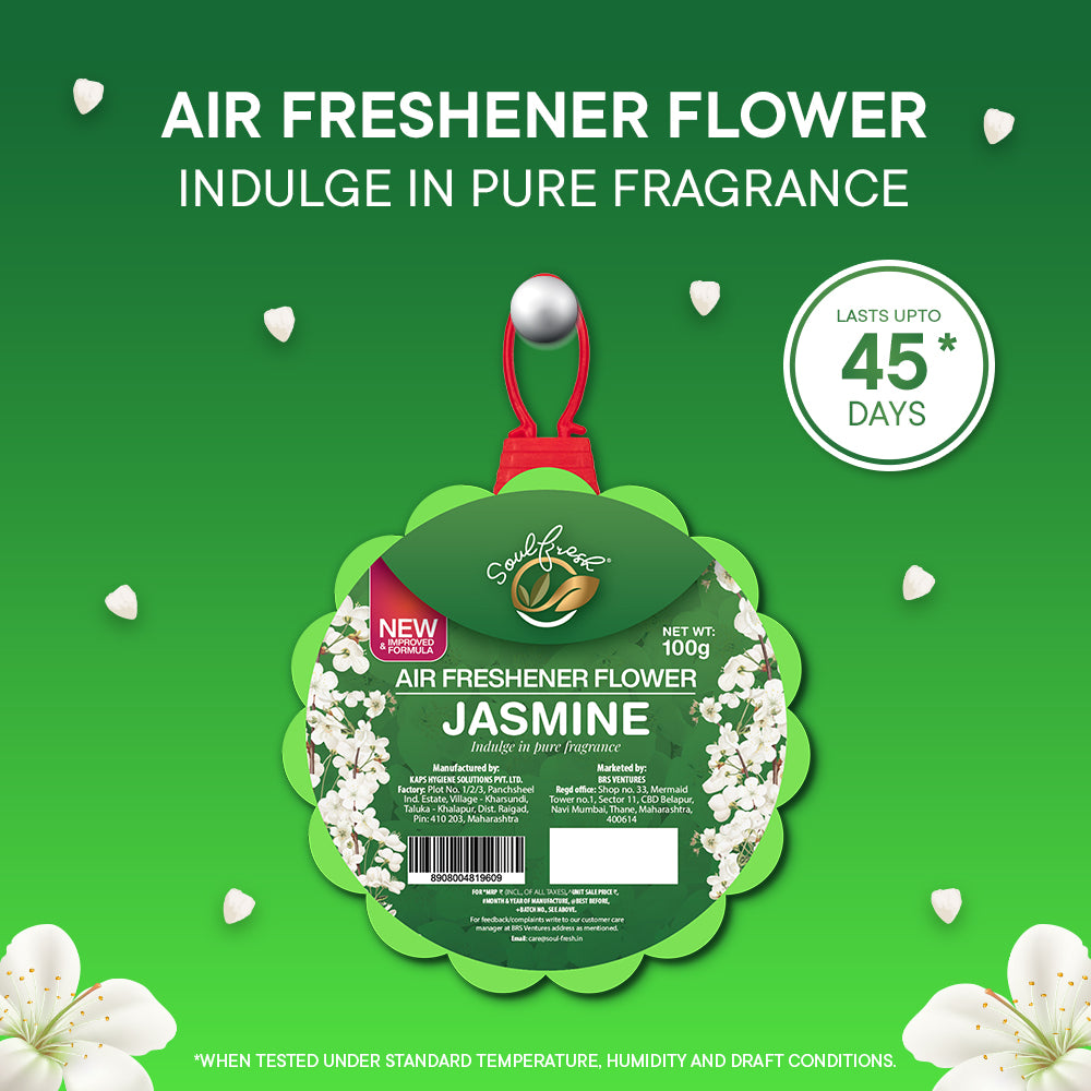 SOULFRESH Air Freshener Flowers (Jasmine) 100gm