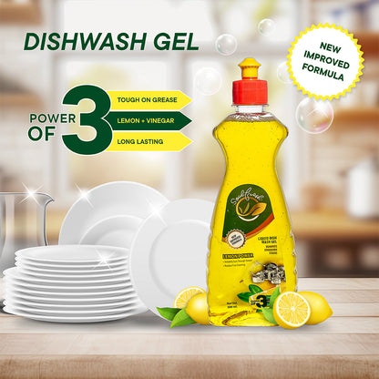 SOULFRESH Dish Wash Gel Lemon And Vinegar 500 ml