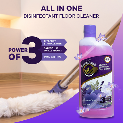 SOULFRESH Disinfectant Surface and Floor Cleaner Liquid (Lavender) 500ml