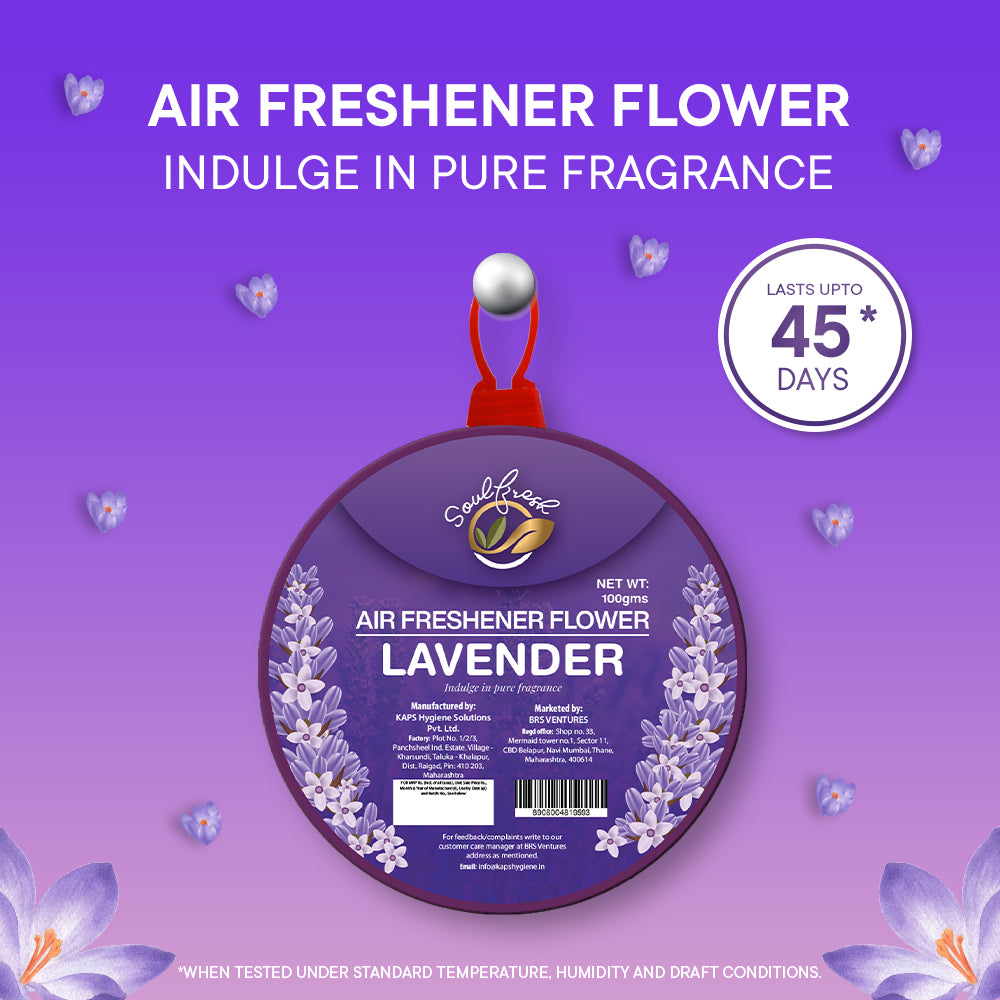 SOULFRESH Air Freshener Flowers (Lavender) 100gm