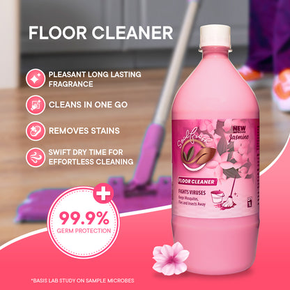 SOULFRESH Perfumed Floor Cleaner Liquid (Jasmine) 1Ltr