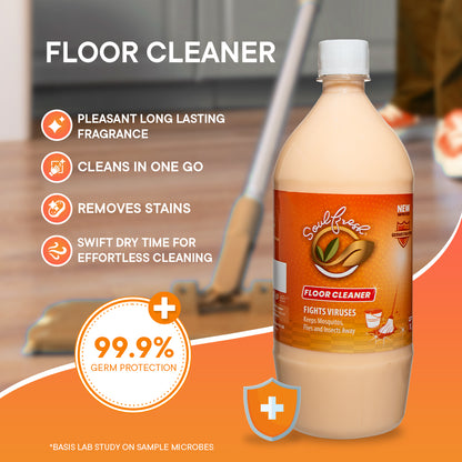 SOULFRESH Perfumed Floor Cleaner Liquid (Germ Fighter) 1Ltr