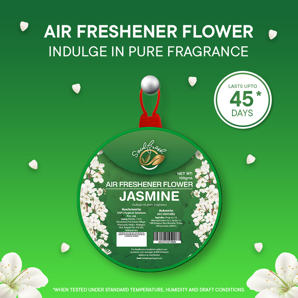 SOULFRESH Air Freshener Flowers (Jasmine) 100gm