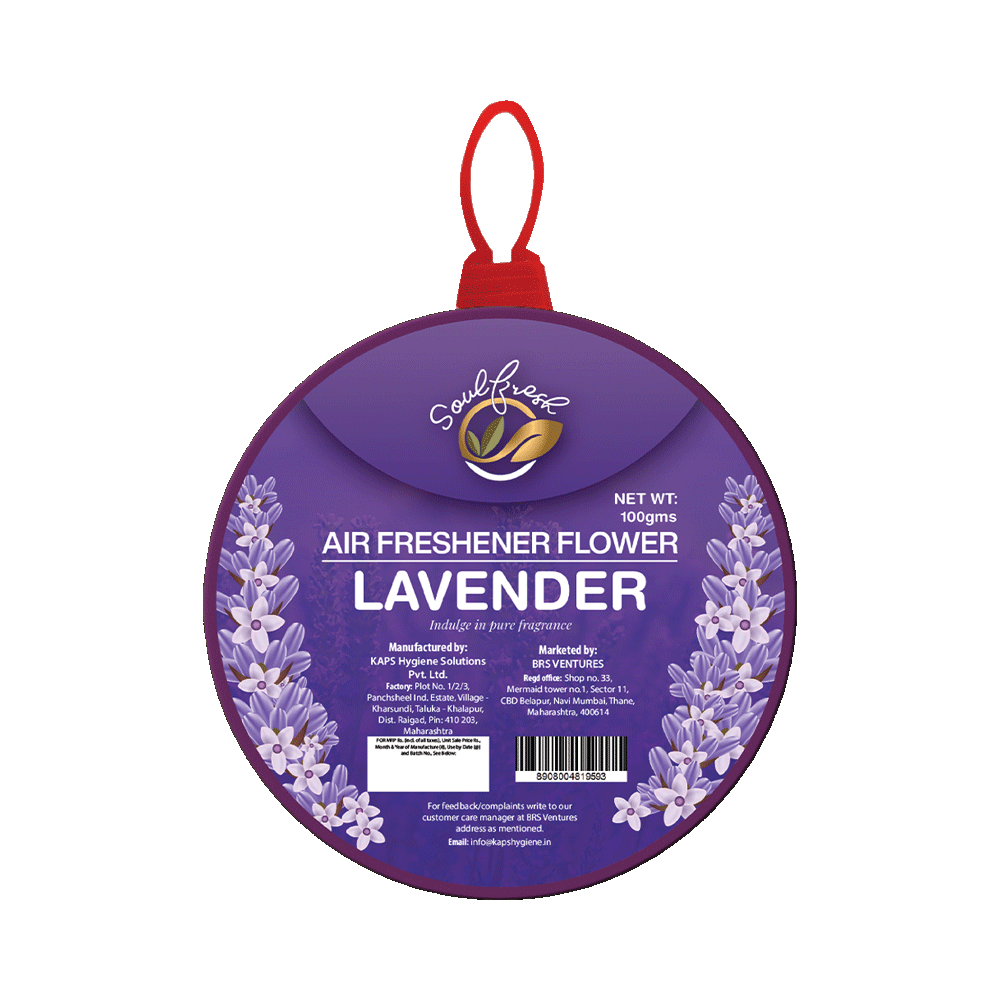 Lavender Air freshener flower front