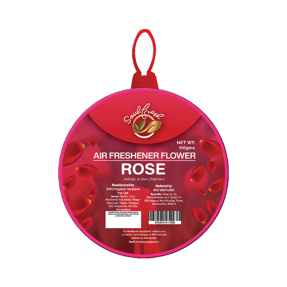 Rose Air freshener flower front 