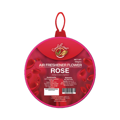 Rose Air freshener flower front 