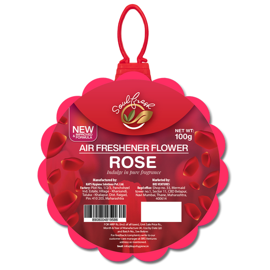 SOULFRESH Air Freshener Flowers (Rose) 100gm