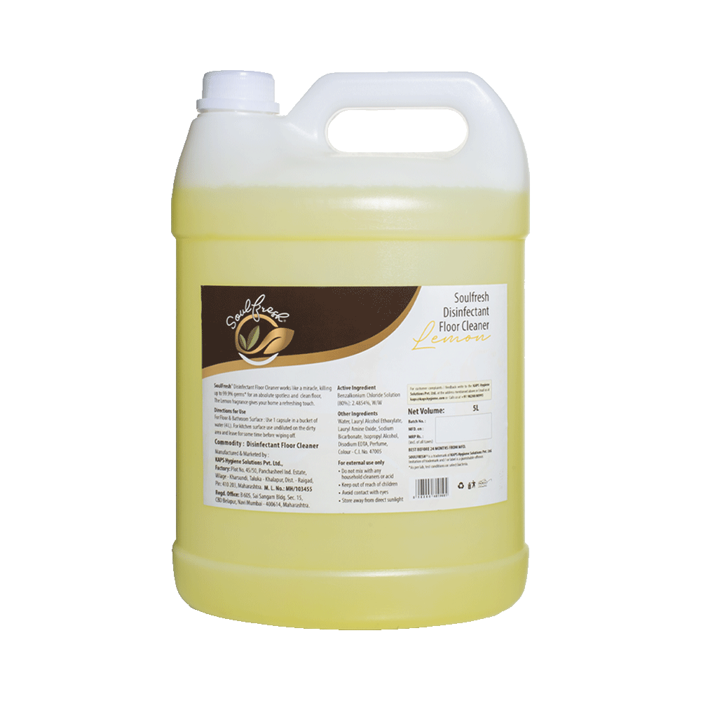 Citrus Disinfectant Floor Cleaner 5 Ltr back