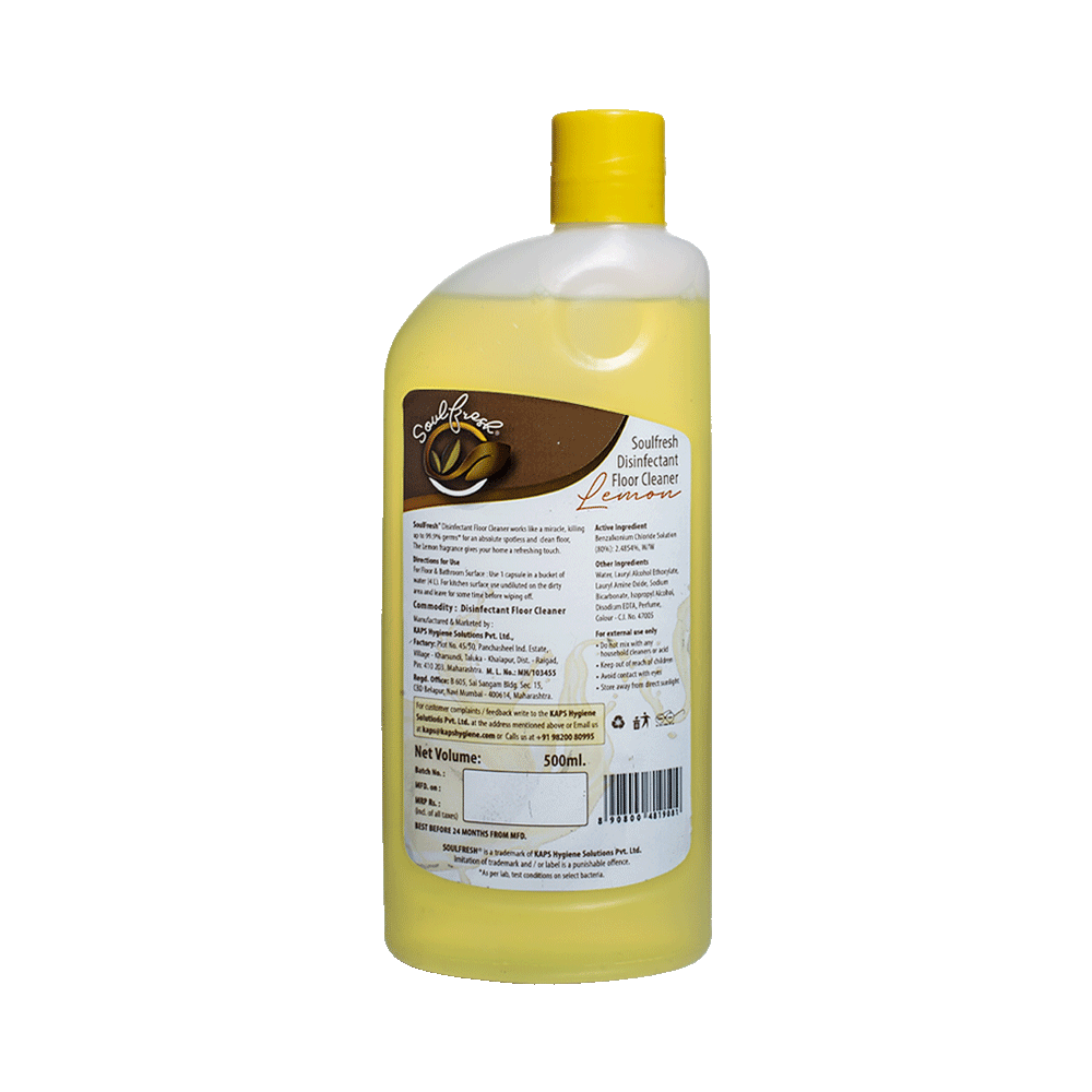 Citrus Disinfectant Floor Cleaner 500 ml back