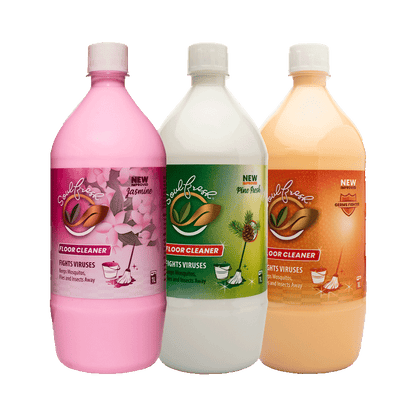 Assorted Pack of 3 Perfumed Floor Cleaner