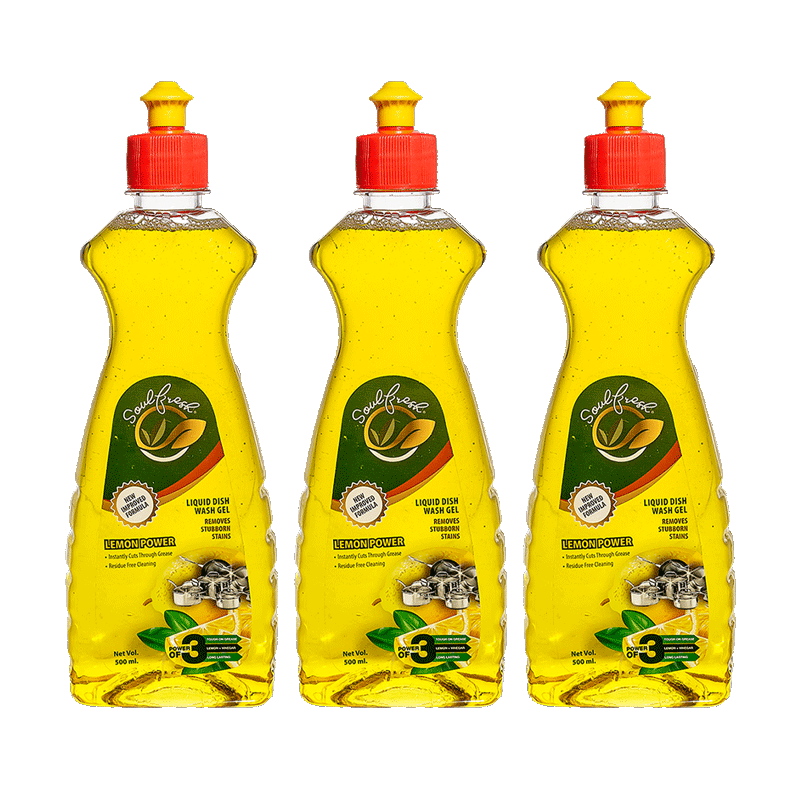 Dishwash gel 500 ml pack of 3