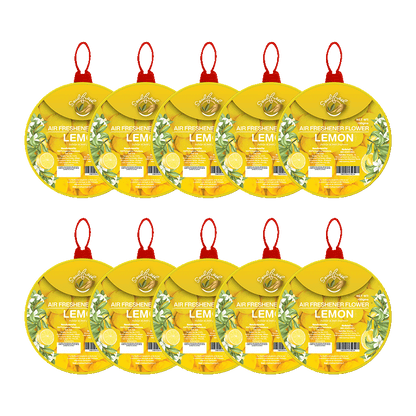 Citrus Air Freshener Flower pack of 10